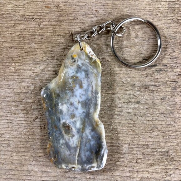Handcrafted Texas Rock Hounder's Keychain - Picture 4 of 4